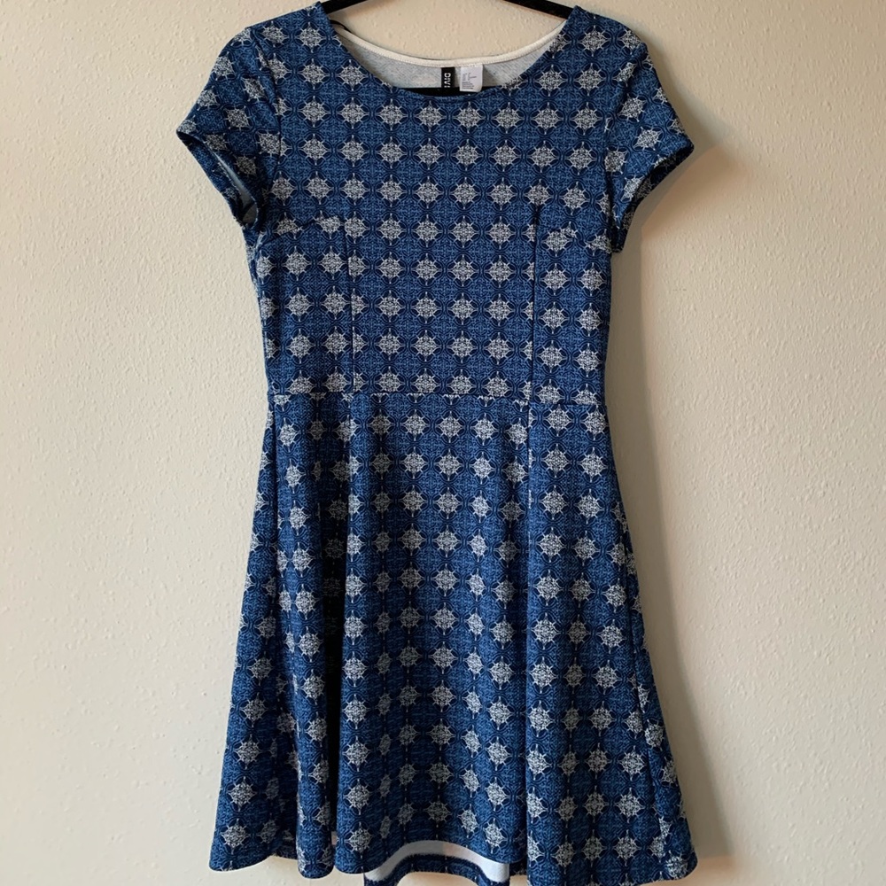 Divided Blue Nautical Women’s Mini Dress - Size 8